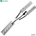 Luz de paisaje exterior de alta potencia 24v 24w arandela de pared de aluminio lineal led blanco cálido